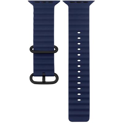 Ferro Watch 6-7-8 - 9 - Ultra Serisi Lacivert Silikon Kordon 42/44 mm HSK001-41	