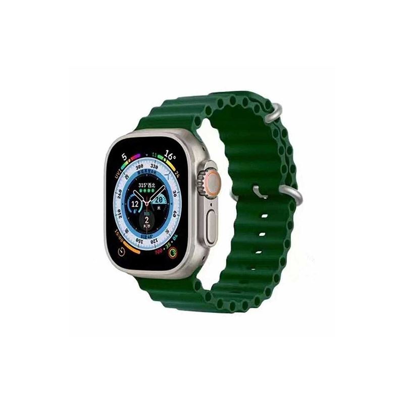 Ferro Watch 6-7-8 - 9 - Ultra Serisi Yeşil Silikon Kordon 42/44 mm HSK001-41	