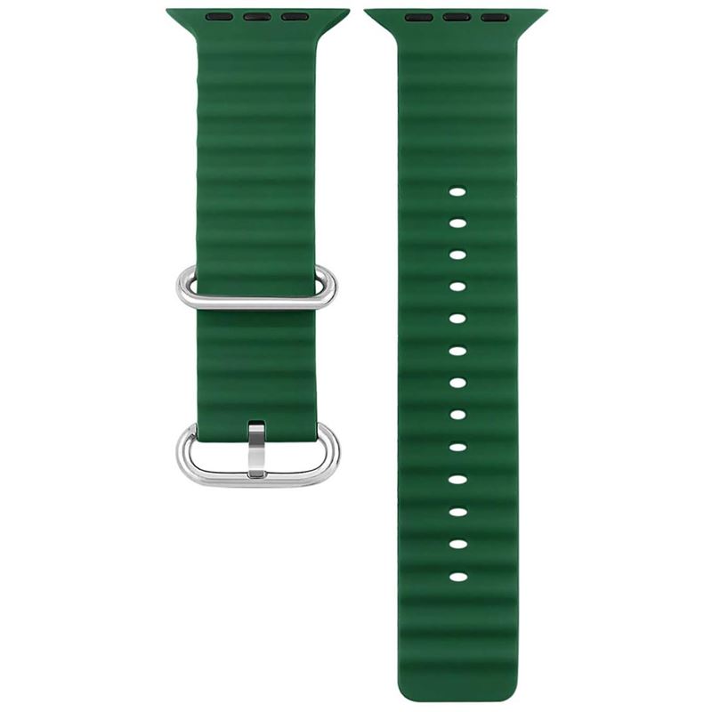 Ferro Watch 6-7-8 - 9 - Ultra Serisi Yeşil Silikon Kordon 42/44 mm HSK001-41	