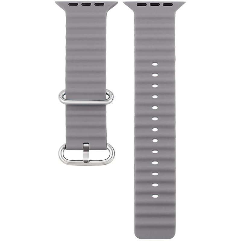 Ferro Watch 6-7-8 - 9 - Ultra Serisi Gri Silikon Kordon 42/44 mm HSK001-41	